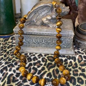 Tiger’s Eye Beaded Necklace